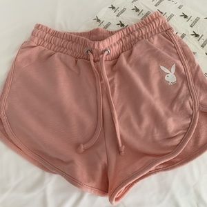 Missguided x Playboy lounge shorts
